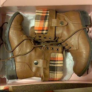 Stylish combat boots